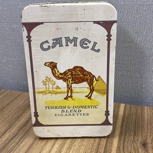 Vintage Camel cigarette tin